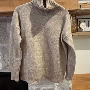 Loft brown turtleneck sweater